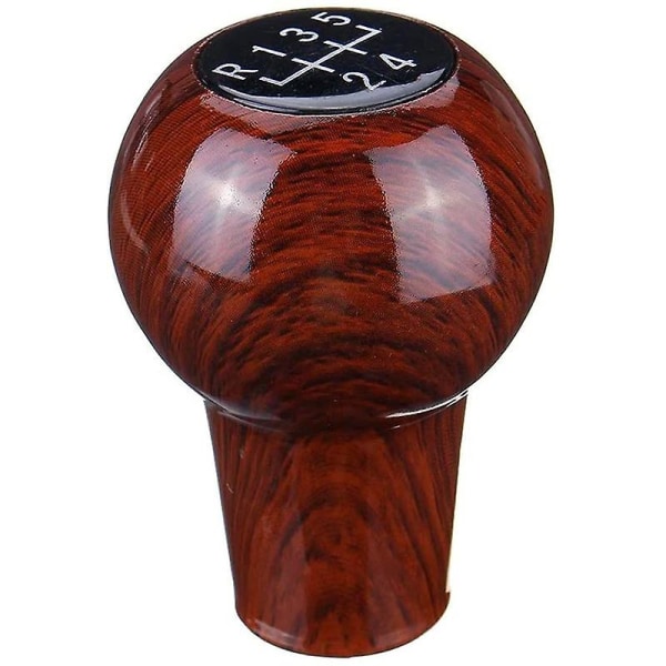 Bil 5-gears bil gearskifteknap Gearknop til GOLF MK2 II II tilbehør peach wood color