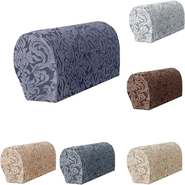 2 stk. armlæn til stole, armlæn til lænestole, sæt med armlæn til stole og sofa (abrikos)
