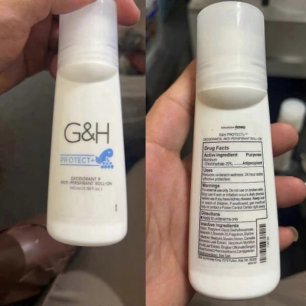 Amway Deodorant og Antiperspirant Roll-on G&H