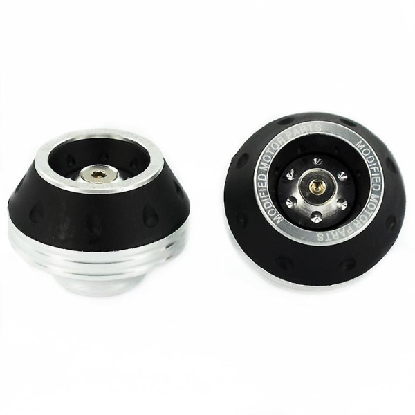 2 stk aluminiumslegering motorcykler faldbeskytter Eksplosionssikker forgaffelkopper skydere Crash Universal Moto Safty tilbehør - faldbeskyttelse 9