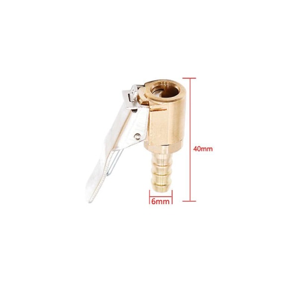 Bildekk Ventil Pumpe Munnstykke Tømt Clamp Motorsykkel Luft Chuck Inflator Oppblåsbar Pumpe Gjengekobling Adapter Biltilbehør - Ventilstammer &amp; C 4