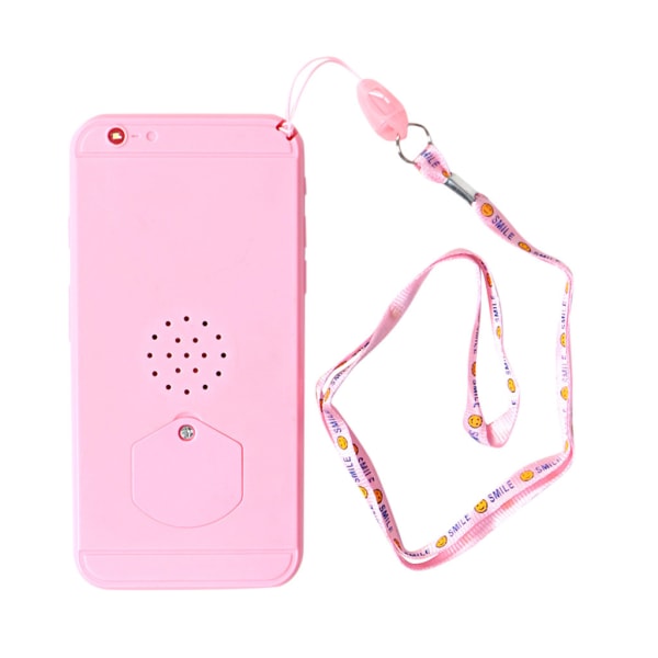 Babyleker Mobiltelefon Mobiltelefon Pedagogisk læringsmaskin Telefonlekebarn pink