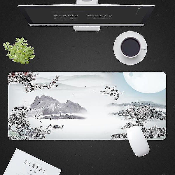Musematte 900x400, Gaming Musematte Japan Røde Kirsebærblomster, Stor Musematte