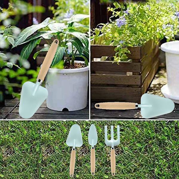 Set, mini 4 kpl käsilastalla, siirtolapiolapio set lapselle Blue