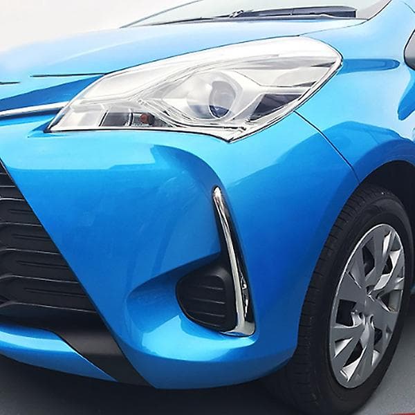 Krom tåkelysdekselstripe for Yaris Vitz 2017 2018 støtfanger tilbehør trim bilstyling