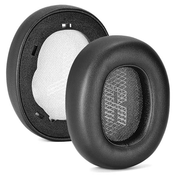 INF Erstatningsørepuder til JBL E65 BTNC / Duet NC / LIVE650 / 660 BTNC – 1 par sorte bløde puder