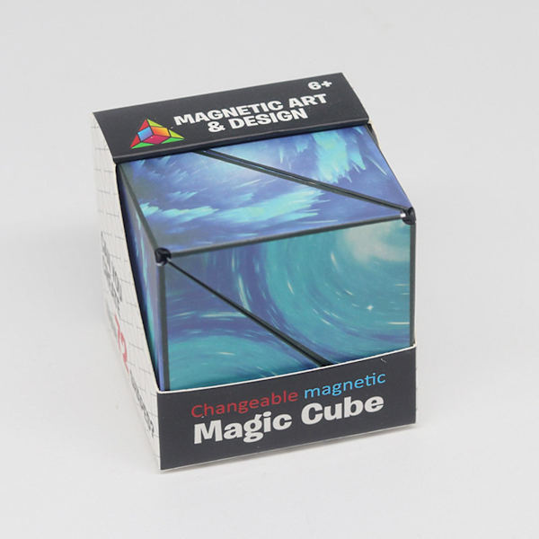 Fidget Magnet Cube: Unika mönster, premiumkvalitet, obegränsat roligt multicolor