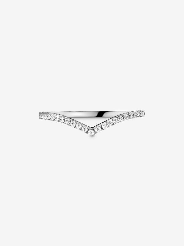 Pandora – Glitrende ønskebensring – Sterling sølv Circumference: 56mm