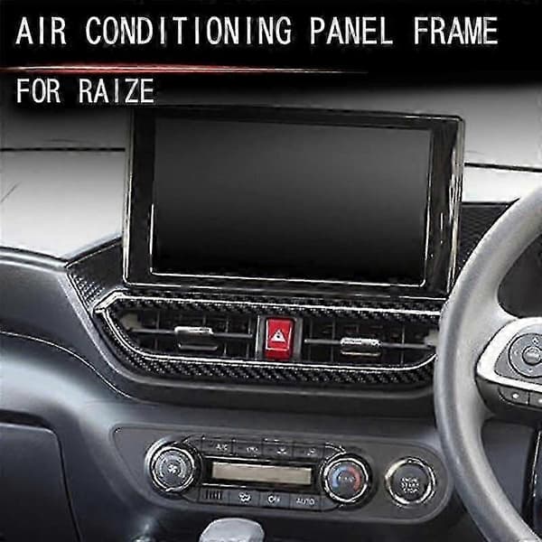Karbonfiber Bil Interiør Dashbord Midtkonsoll