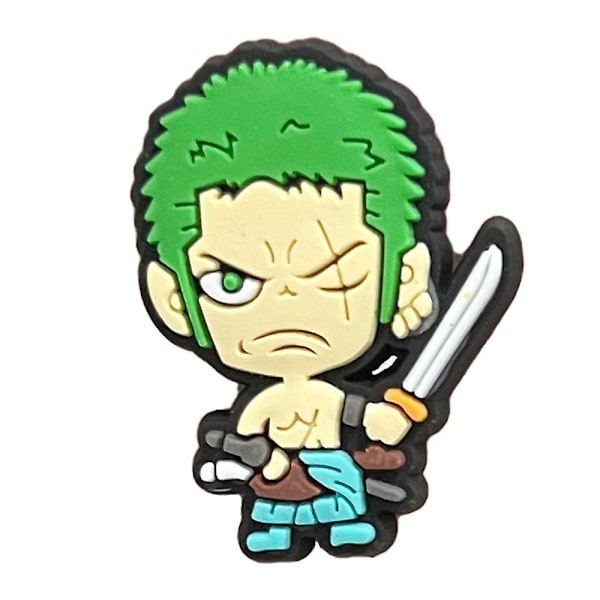 36 stk Anime One Piece Series Characters Sko Charms Til Crocs Clog Sandaler Dekoration Decors Accessories Gaver