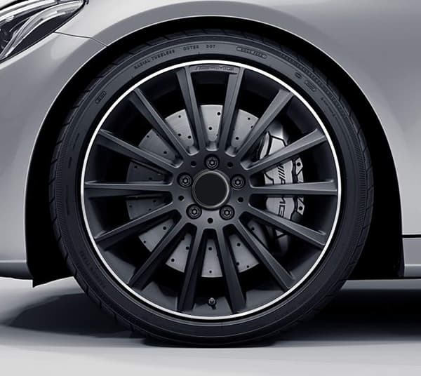 Sett med 4 kompatible hjulkapsler VW 68MM Senter Alloy Hub Ca