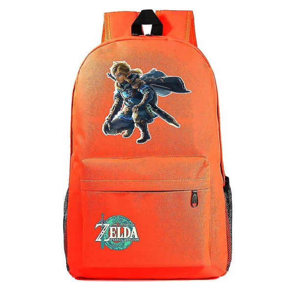 Legend of Zelda Kingdom Print teini-ikäisten koululaukku ala- ja yläkouluun - unisex casual reppu 7