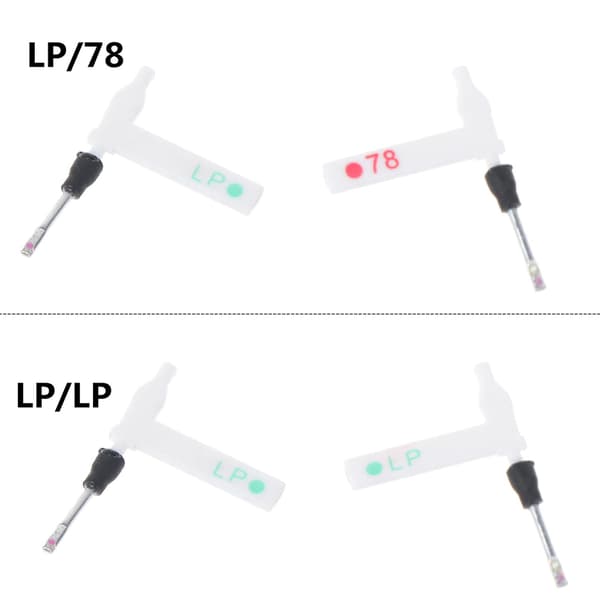 Til Lp/78 Pladespiller Udskift Stylus For Touch Til Dobbelt Ruby Og Sapphire A