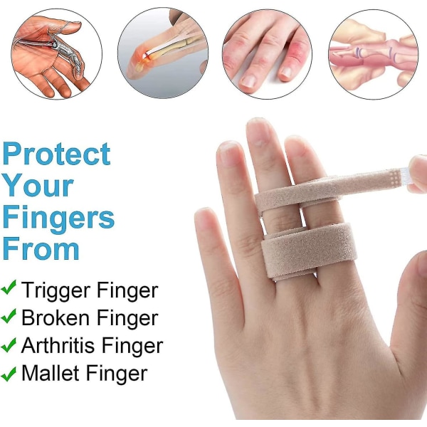 12 kpl sormiteippiä juuttuneisiin, turvonneisiin, sijoiltaan sijoittuneisiin sormeniveliin, sormitukilaistoihin
