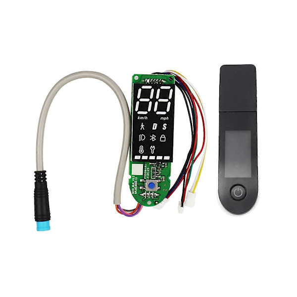 Til Pro Scooter Bluetooth Dashboard+Switch Panel Printkort Scooter Meter til Elektrisk Scooter As Shown