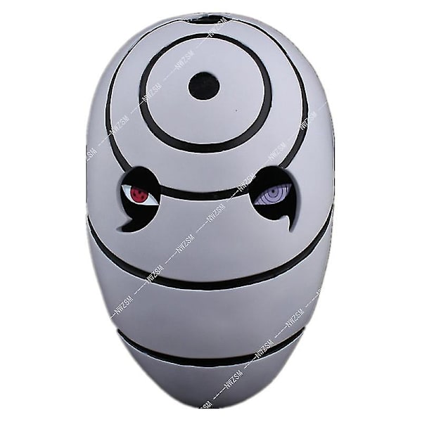 Anime Uchiha Obito-maske Tobi Akatsuki Ninja Cosplay-kostymer Pvc-masker Halloween tre-øye maske gave