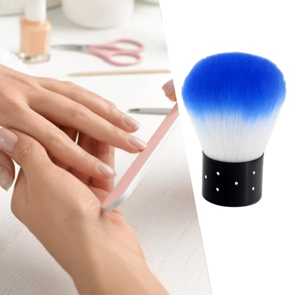 Manicurebørste Professionelt negletilbehør Nylon Multifunktions støvfjernende neglebørste til husholdning