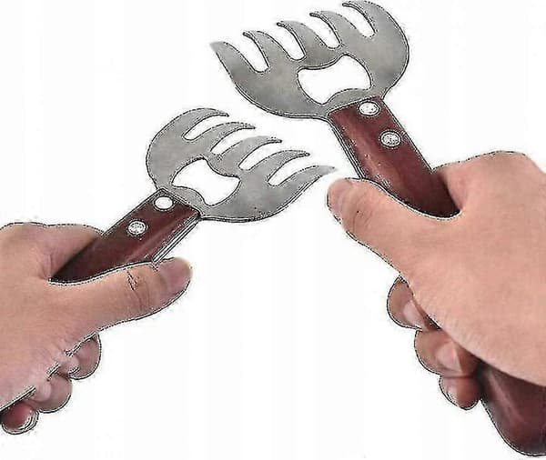 Köttseparator Köksredskap kompatibel med 2 delar Köttseparator Röd