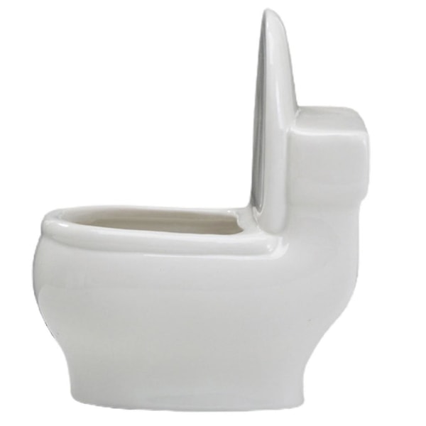 Toilet Form Keramisk Sukkulent Plantekrukke Plantning Urtepotter Potte Bonsai Vase Hjemmehave Dekoration