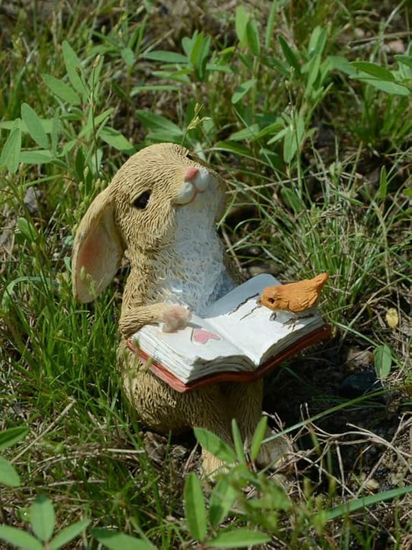 Miniature Fe-Havefigur til Fe-Have - Mini Taske Kanin Statue