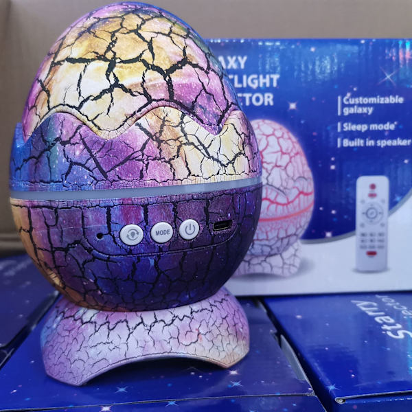 Star Blue Dinosaur Night Light Julklapp till pojkar 210 år Giant Water