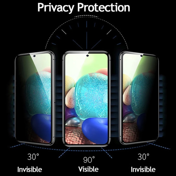 6IN1 Privacy Härdat glas för Realme Realme C35 kamera skärmskydd