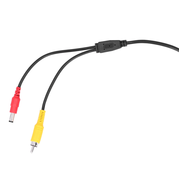 Bärbar CCTV-kabel 2-i 1 power RCA+DC-kontakt för övervakningskamera DVD-spelare (20m 65.6ft)