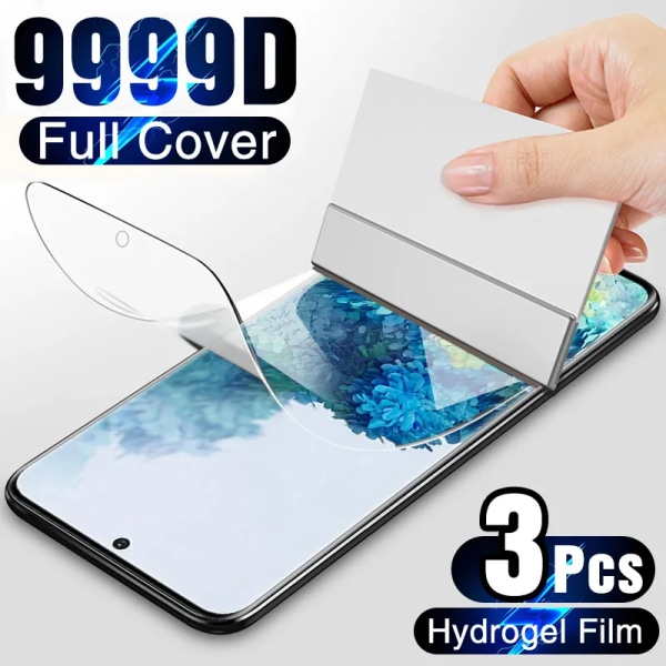 3 st Hydrogel Film för Redmi Note 9T skärmskydd