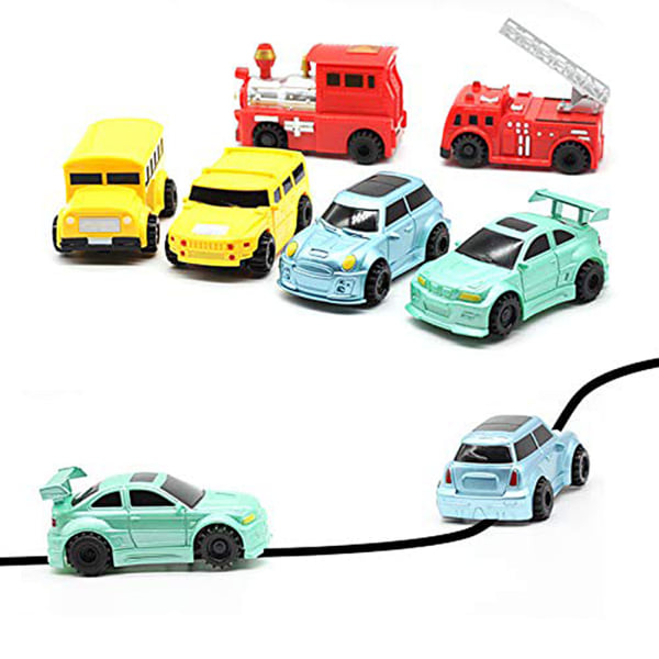 Hauska kynä induktiivinen auto kuorma-auto Seuraa mitä tahansa piirrettyä mustaa viivaa Mini lelu Tekniset ajoneuvot Koulutuslelu