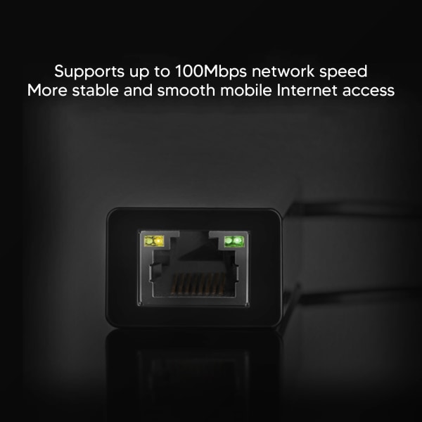 Til IOS til RJ45 Ethernet LAN-adapter 10Mbps til 100Mbps PD20W opladningsport til Iphone Tablet