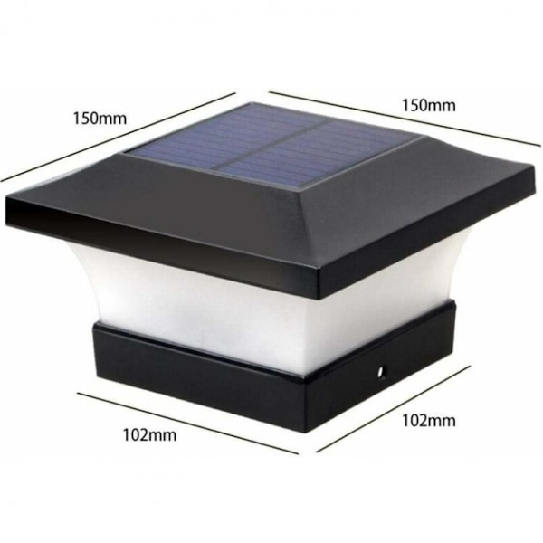 LED-aurinkokennoinen ulkoseinävalaisin, huvilan seinämaisemavalaisin, kodin seinävalaisin, superkirkas pylväs, valkoinen