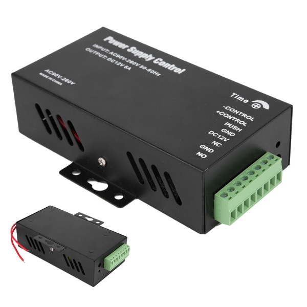 Strømforsyningskontrol Backup-batteriport til døradgang Kontorsikkerhedssystem AC90‑260V til DC12V 5A