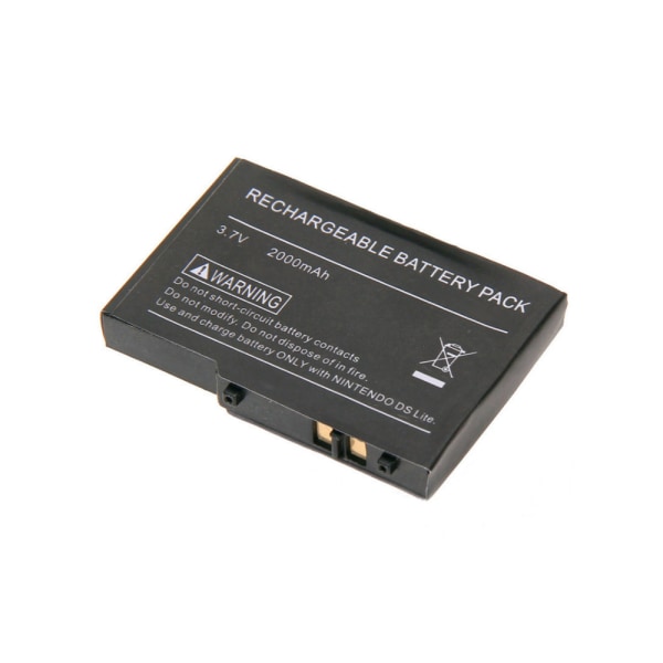 2000mAh 3,7V uppladdningsbart litiumjonbatteri + verktygspaket kompatibelt för Nintendo DSL NDS Lite
