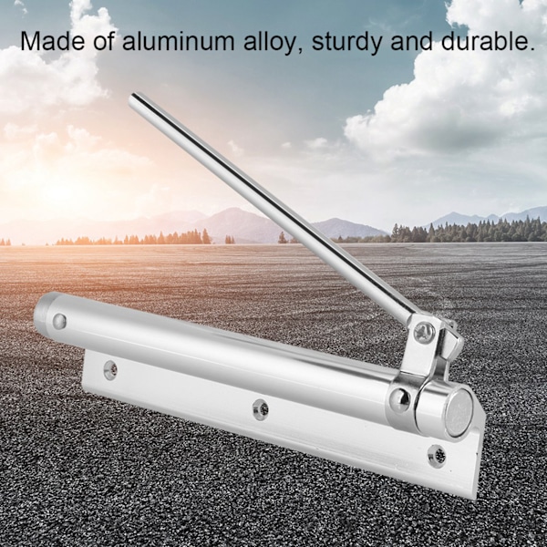 Automatisk dörrstängare i aluminiumlegering med justerbar styrka
