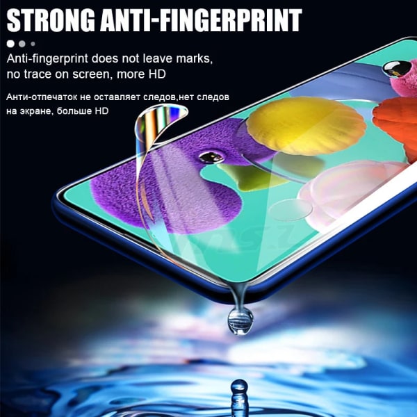 4 st Hydrogel Film för Samsung Galaxy A73 5G Full Cover Skärmskydd