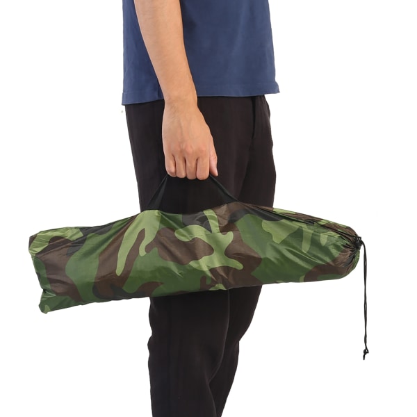 Utomhus kamouflage UV-skydd Vattentätt enpersonstält för campingvandring