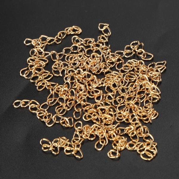25 st smycken förlängningskedja 5 cm svansförlängare för halsband Armband örhänge DIY