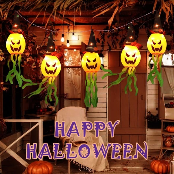Halloween-dekorationer Pumpalampor inomhus och utomhus Pumpalampor för halloweenfest Trädgårdsuteplats hall