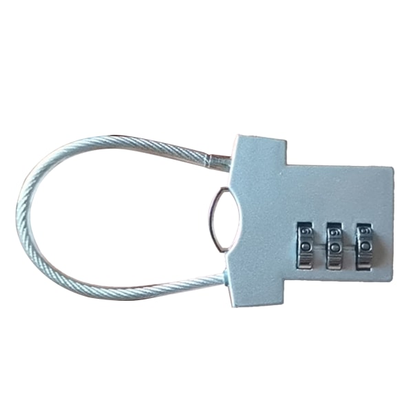 Cute Portable Combination Lock Zinc Alloy Clothes Shaped Padlock for Suitcase Filing CabinetSilver
