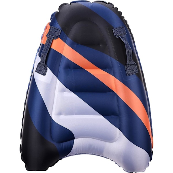 Oppustelig vandrutsjebane bodyboard til børn og voksne, sommer glidebane pool legetøj til baghave, græsplæne, udendørs fester, gul dark blue