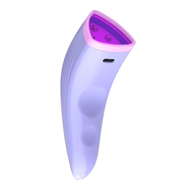 LED Acne Foe - Acne Spot Pimple Zit Treatment Device Röd och blå ljusterapi för ansikte, ansiktsestetisk enhet, lila Purple