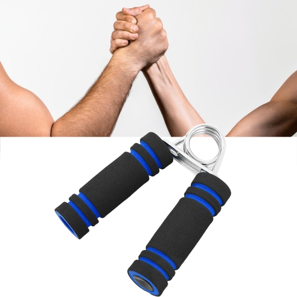 Hand Grip Strengthener Grip Strength Trainer Skumhandtag Anti-Slip Underarm Träningsutrustning för Fitness Barn Äldre Blå