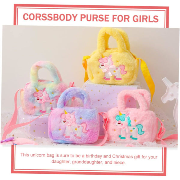 Enhörningshandväska toddler plånbok crossbody väska handväska damplånbok barnväska flicka flicka /15