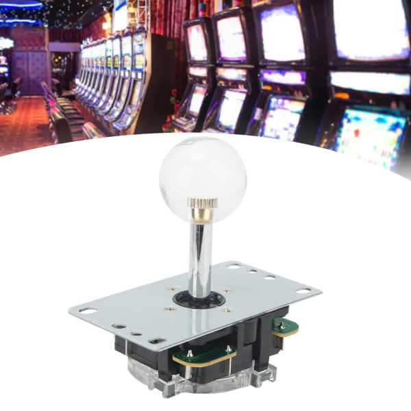 Arcade-joystick-peliohjain DIY-joystick Arcade-peli Taistelutikku Vaihto-osat Pin-piirilevy Ball Head Transparent
