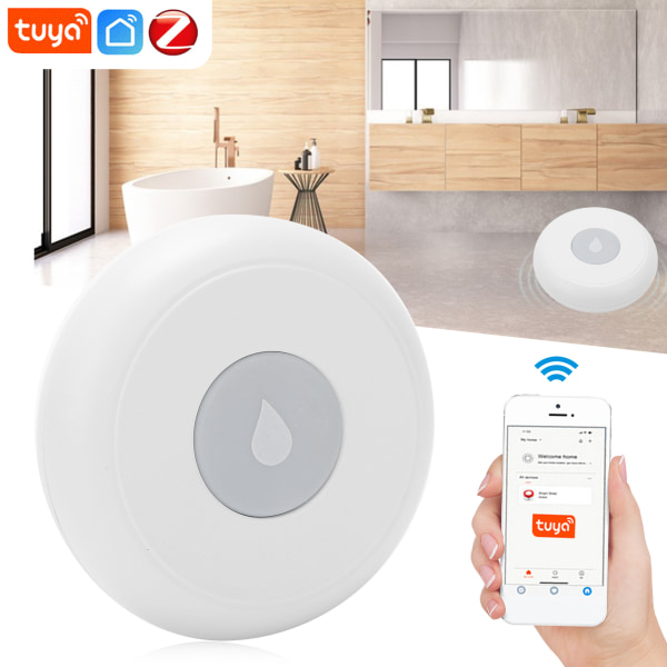 Vannlekkasjedetektor Zigbee Wireless Intelligent Linkage Alarm for Tuya Kitchen Living Room