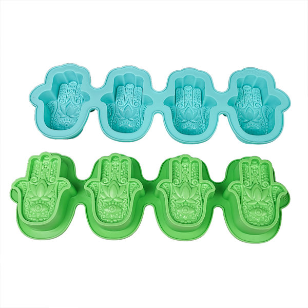 Lotus Hamsa Main Moule En Silicone Rsine Poxy Main De Fatima Bougie Savon Moules Outil, Moule En Silicone,moule Silicone Savon