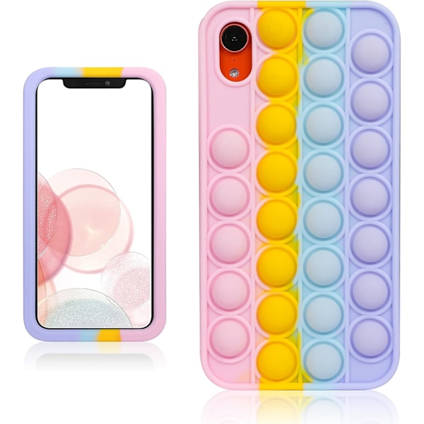 Kompatibel med iPhone 7/8/SE 2020/6/6S Skal Tecknat Kawaii Roligt Sött Kul Silikon Design Skydd för Flickor Barn Pojkar Tonåringar, Mode C