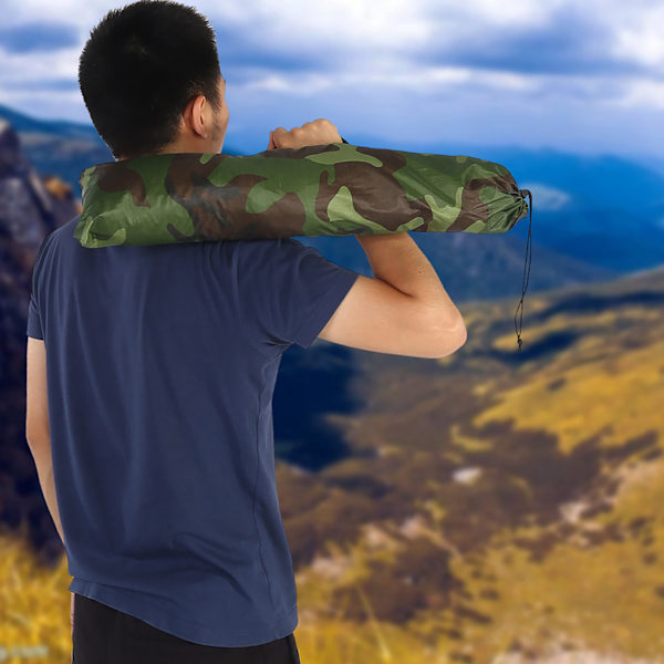 Utomhus Camouflage UV-skydd Vattentät Enpersons Tält för Camping Vandring
