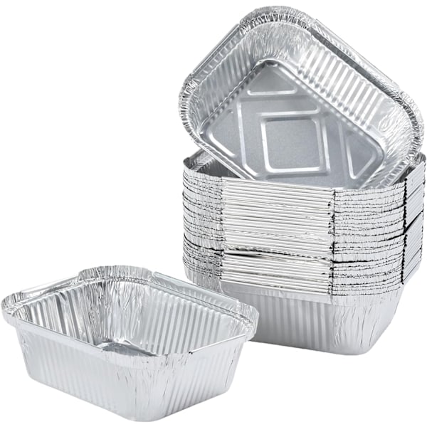 40-pack Grillfettbricka Foder för Nexgrill 720-0830H, Engångs Droppbricka Ersättningsset, Svart 40