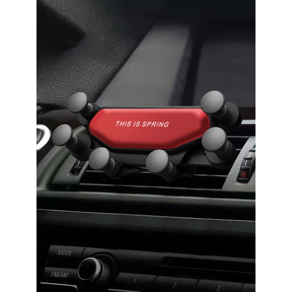 Mobilhållare Bil [Uppgraderad Klämma Faller Aldrig] Bil Mobilhållare Fäste Bil Luftventil Hands Free Mobiltelefonhållare för Bil Passar för A